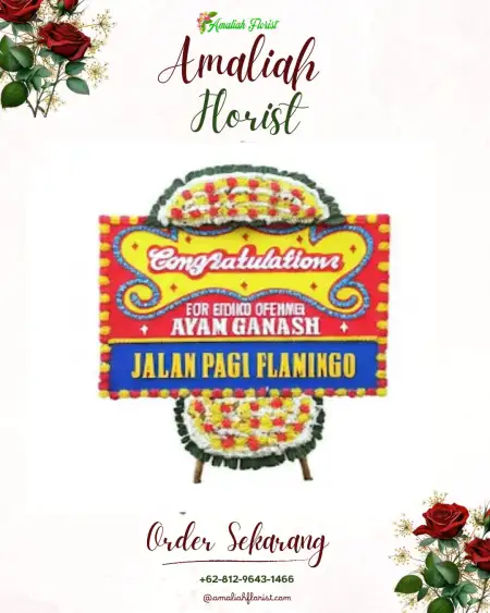 Sewa Papan Bunga Babakan Loa
